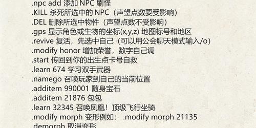 魔兽世界私服命令全面指南