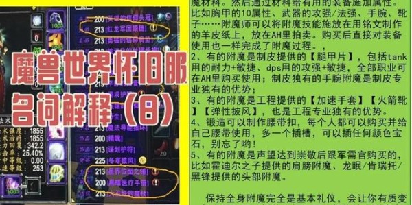 魔兽世界60级附魔指南，提升装备属性的终极攻略