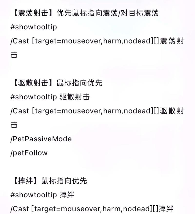 魔兽世界怀旧服猎人宏命令教学与实战应用