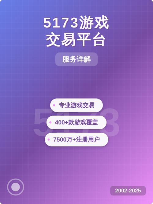 5173平台解析,一站式游戏交易与服务体验