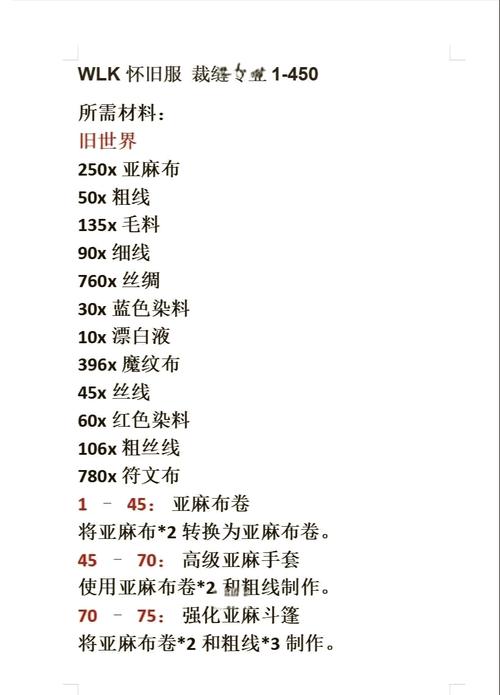怀旧服裁缝360后冲级指南